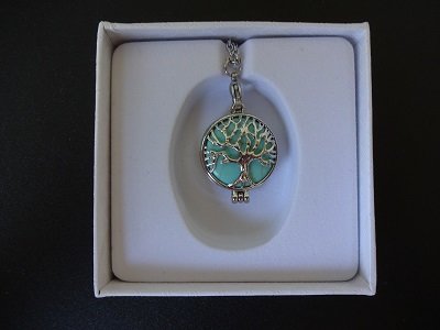 Dames ketting Geboortesteen Turquoise for March