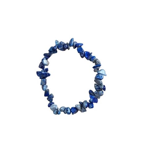 Lapis Lazuli split natuurstenen armband