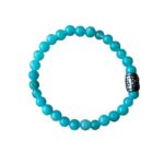 Dames armband Agaat (mint) 6 mm met basic kraal