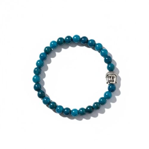Dames armband Apatiet 6 mm met Boeddha kraal