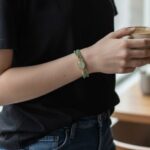 Damesarmband Aventurijn facet met Aventurijn connector kraal