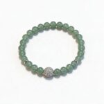 Dames armband Aventurijn met de flower of life kraal