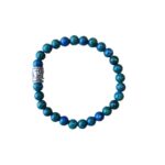 Dames armband Azuriet Malachiet 6 mm met basic kraal