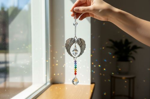 Energie vanger met 7 Chakra’s en Beschermengel