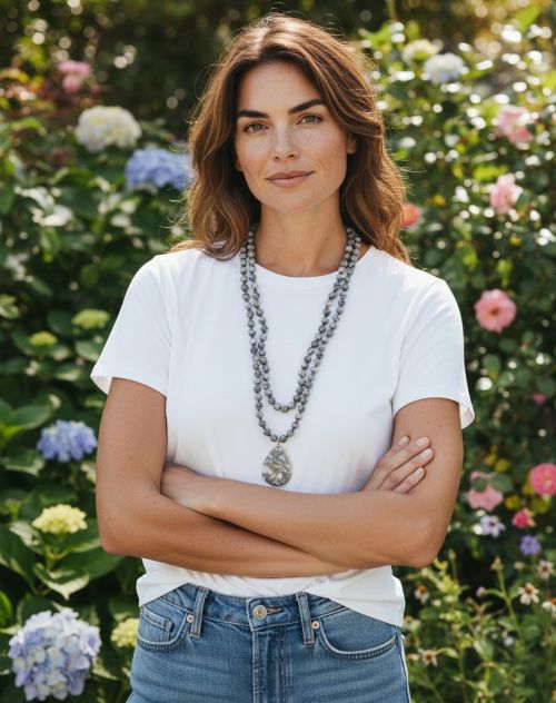Bohemian ketting Picasso Jaspis