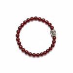 Dames armband Carneool 6 mm met Boeddha kraal