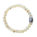 Dames armband Citrien 6 mm met basic kraal