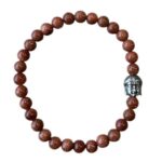 Dames armband Goudvloed 6 mm met Boeddha kraal