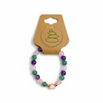 Kinder armband (16 cm) 6 mm met hartje