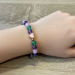 Kinder armband (16 cm) 6 mm met hartje