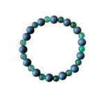 Dames armband Aventurijn 6 mm en matte Hematiet 8 mm