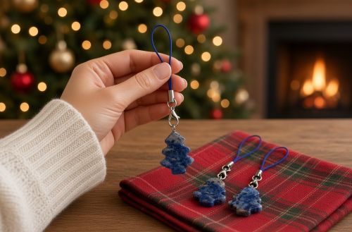 Kerstboom van natuursteen Lapis Lazuli