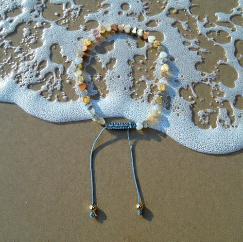 Dames armband Laguna Agaat 4 mm hartjes