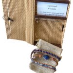 Dames wikkelarmband met Lapis Lazuli en Sodaliet