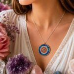 Mandala ketting Band Agaat