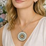 Mandala ketting Opaliet