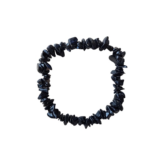 Dames split armband (M), Onyx