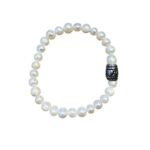 Dames armband Parel 6 mm met basic kraal