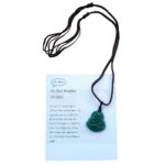 Dames ketting Reisboeddha (Milefu) met Jade