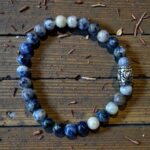 Dames armband Sodaliet 6 mm met basic kraal