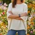 Dames armband met blokjes natuursteen Sodaliet