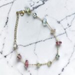 Enkel-/armbandje met split steentjes
