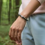 Dames armband Zoïsiet mat 6 mm met basic kraal