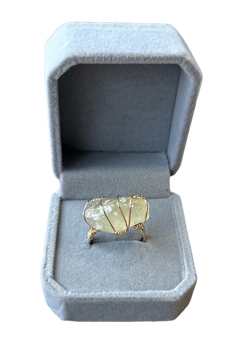 Dames ring met Citrien