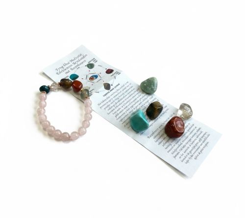 Feng Shui Meditatie natuursteen armband met Rozenkwarts
