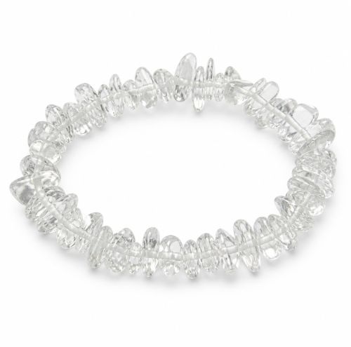Dames split armband (M), Bergkristal