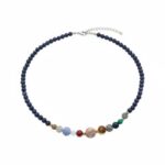 Damesketting Blauwvloed met zonnestelsel