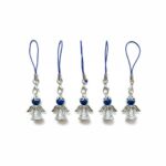 Beschermengel van natuursteen Lapis Lazuli met rokje (5 stuks)