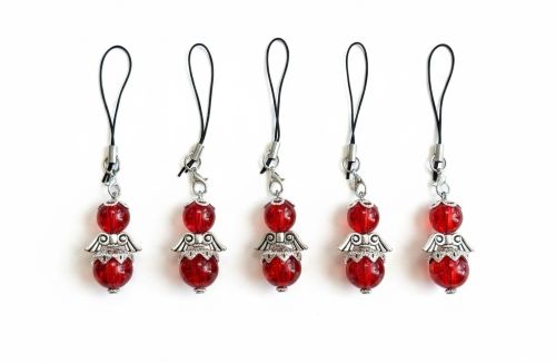 Beschermengelen rood (5 stuks)