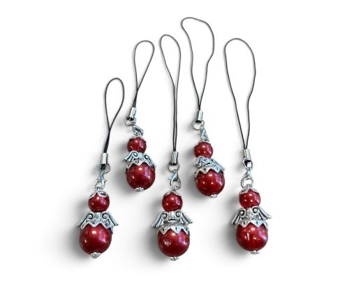 Beschermengelen rood (5 stuks)