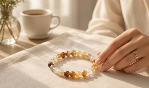 Dames armband Golden Healer 8 mm