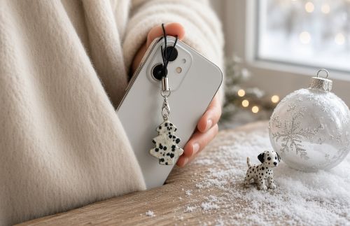 Kerstboom van natuursteen Dalmatiër Jaspis